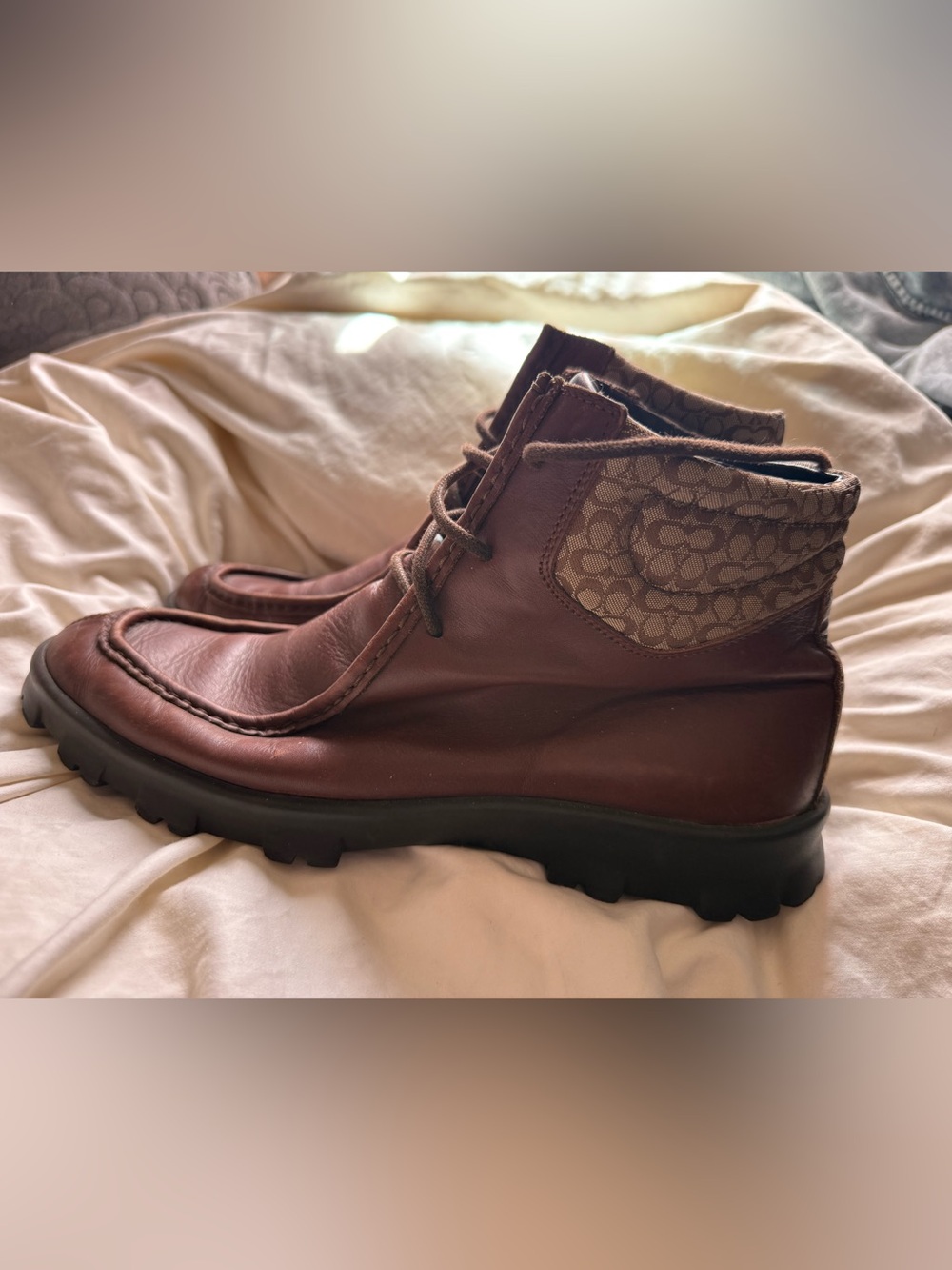 Vintage Coach Leatherware "Abel" Chukka Boots (Style No. P726) Size 10